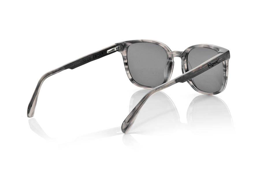 Wood eyewear of Ebony modelo TEIDE Wholesale & Retail | Root Sunglasses® 